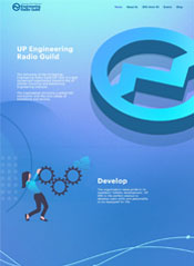 We designed and built UP Engineering Radio Guild's website.